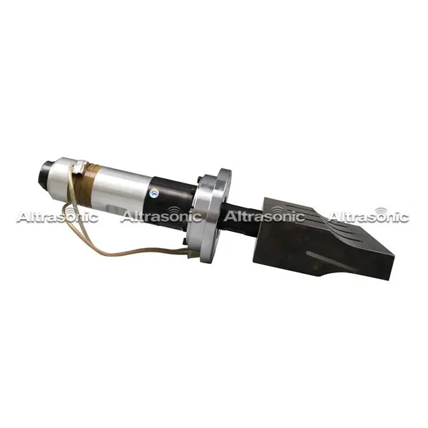 20kHz 1500W Ultrasonic Sensor With Booster+ Steel Horn For Non-woven Mask