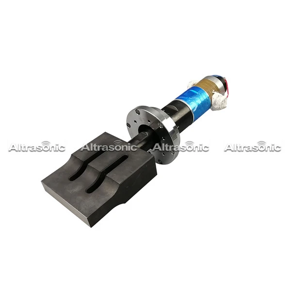 20kHz High Power Ultrasonic Transducer With Steel Horn For Mask Making Machine