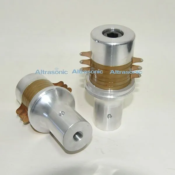 High Power 20kHz Ultrasonic Converter Piezoelectric Transducter For Welding Cutting Machine